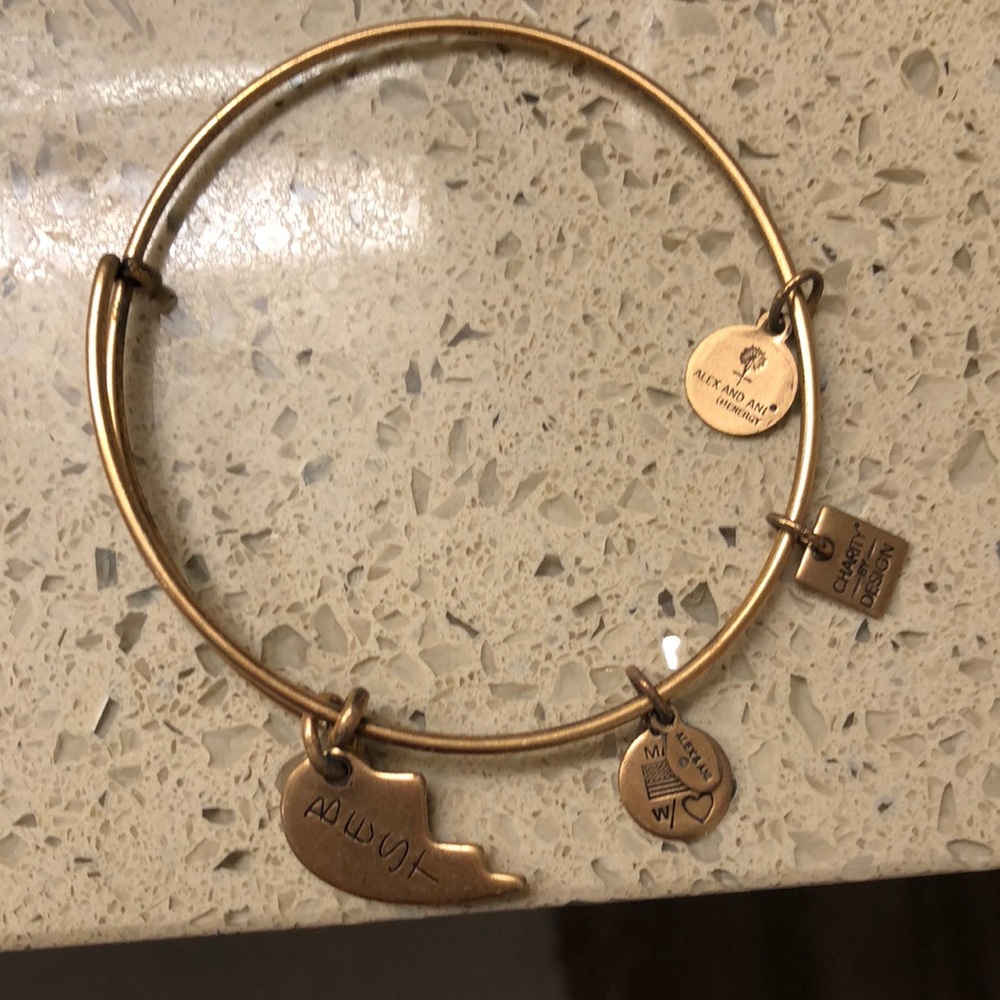 Alex and Ani gold bracelet